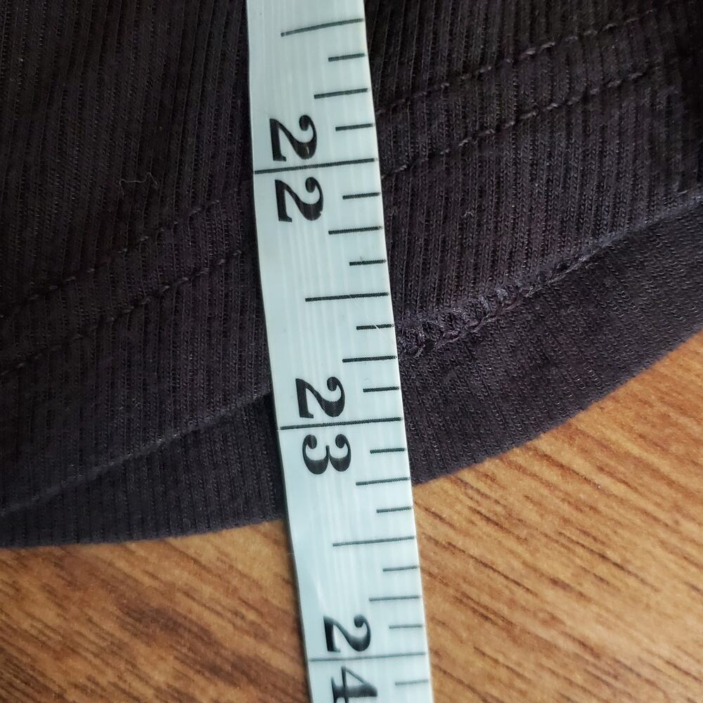 Offline Tank Top Size S Ribbed Black Racerback - Picture 6 of 6